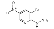 3-溴-2-肼基-5-硝基砒啶结构式