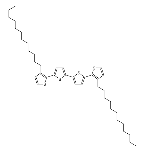 5,5μ-Bis(3-dodecyl-2-thienyl)-2,2μ-bithiophene Structure