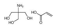 2-amino-2-(hydroxymethyl)propane-1,3-diol,prop-2-enoic acid结构式
