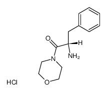 (2S)-1-morpholino-1-oxo-3-phenyl-2-propanaminium chloride结构式