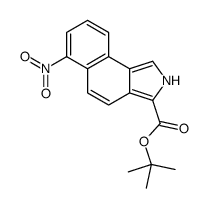 tert-butyl 6-nitro-2H-benzo[e]isoindole-3-carboxylate结构式