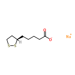 R(+)-Alpha Lipoic Acid Sodium Structure