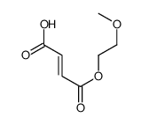 2-甲氧乙基氢顺丁烯酸酯结构式