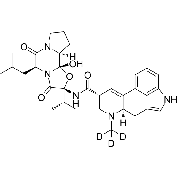 α-Ergocryptine-d3结构式
