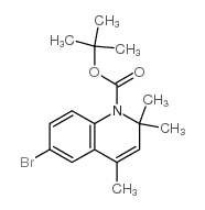 tert-Butyl-6-brom-2,2,4-trimethylchinolin-1(2H)-carboxylat结构式