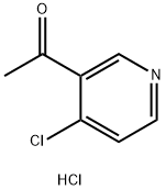 4-氯-3-乙酰基吡啶盐酸盐结构式