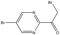 2-bromo-1-(5-bromopyrimidin-2-yl)ethanone Structure