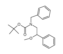 (2-methoxy-2-phenylethyl)phenylmethyl carbamic acid 1,1-dimethylethyl ester Structure