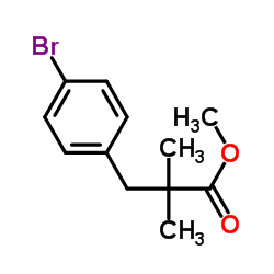 Methyl 3-(4-bromophenyl)-2,2-dimethylpropanoate Structure