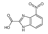 1H-Benzimidazole-2-carboxylicacid,4-nitro-(9CI) Structure