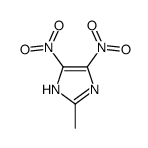 2-methyl-4,5-dinitro-1H-imidazole结构式