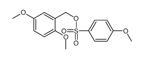 (2,5-dimethoxyphenyl)methyl 4-methoxybenzenesulfonate结构式