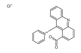 1-nitro-9-pyridin-1-ium-1-ylacridine,chloride结构式