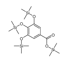 3,4,5-Tris(trimethylsilyloxy)benzoic acid trimethylsilyl ester Structure
