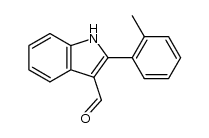 2-(2-Methylphenyl)-1H-indole-3-carbaldehyde Structure