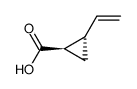 trans-2-vinylcyclopropane-1-carboxylic acid结构式