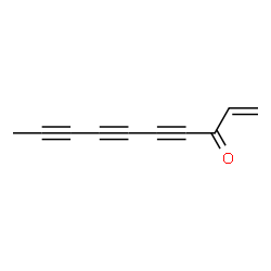 1-Decene-4,6,8-triyn-3-one Structure
