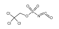 β,β,β-trichloroethoxysulfonyl isocyanate Structure