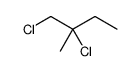 1,2-dichloro-2-methylbutane结构式