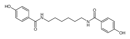 4-hydroxy-N-[6-[(4-hydroxybenzoyl)amino]hexyl]benzamide Structure