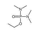 N-[dimethylamino(ethoxy)phosphoryl]-N-methylmethanamine结构式