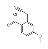 p-Anisoyl chloride, 2-(cyanomethyl)- (8CI) picture