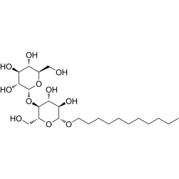 十一烷基-BETA-D-麦芽糖苷结构式