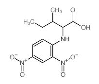 D-Alloisoleucine,N-(2,4-dinitrophenyl)-结构式