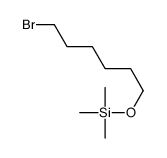 [(6-Bromohexyl)oxy]trimethylsilane结构式