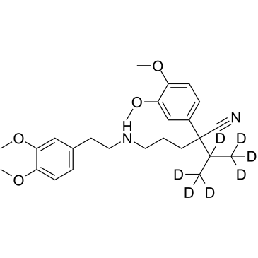 Norverapamil D7结构式