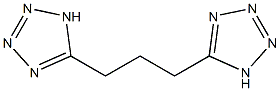 1,3-二(四唑-5-基)丙烷结构式