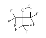 [1,1,1,3,3,3-hexafluoro-2-(trifluoromethyl)propan-2-yl] hypochlorite Structure