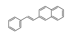 trans-1-β-naphthyl-2-phenylethylene Structure