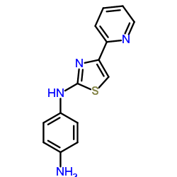 N-(4-PYRIDIN-2-YL-THIAZOL-2-YL)BENZENE-1,4-DIAMINE Structure