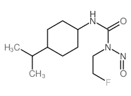 Urea, 1-(2-fluoroethyl)-3-(4-isopropylcyclohexyl)-1-nitroso- Structure