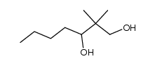 2,2-dimethyl-heptane-1,3-diol结构式
