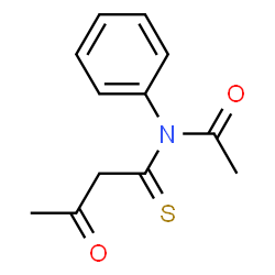 Acetamide,N-(3-oxo-1-thioxobutyl)-N-phenyl- Structure