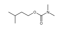 3-methyl-1-butyl N,N-dimethylcarbamate Structure