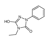 4-ethyl-1-phenyl-1,2,4-triazolidine-3,5-dione结构式
