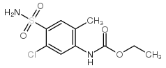 5-氯-2-甲基-4-磺酰基苯基氨基甲酸乙酯结构式