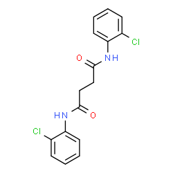 N,N'-Bis(2-chlorophenyl)succinamide结构式