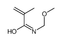 N-(methoxymethyl)-2-methylprop-2-enamide Structure