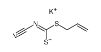 Cyanimidodithiokohlensaeure-allylester-kaliumsalz结构式