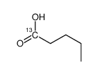 pentanoic acid Structure