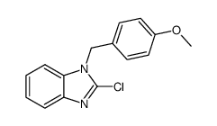 2-chloro-1-(4-methoxybenzyl)-1H-benzo[d]imidazole Structure