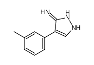 4-M-TOLYL-1H-PYRAZOL-3-AMINE结构式