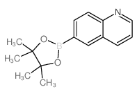 6-喹啉硼酸频哪醇酯结构式