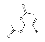 3,3-diacetoxy-2-bromo-propene Structure