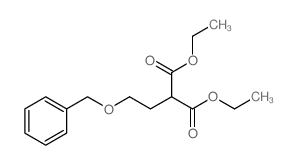 2-(2-(苄氧基)乙基)丙二酸二乙酯结构式
