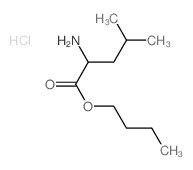 butyl 2-amino-4-methyl-pentanoate Structure